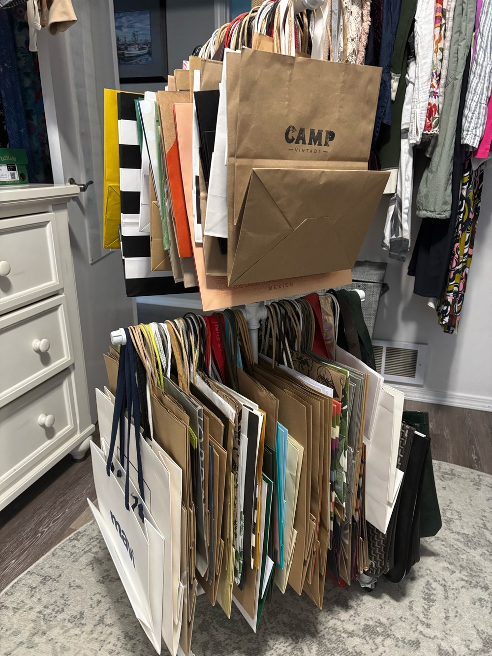 Huge lot of shopping bags 100+